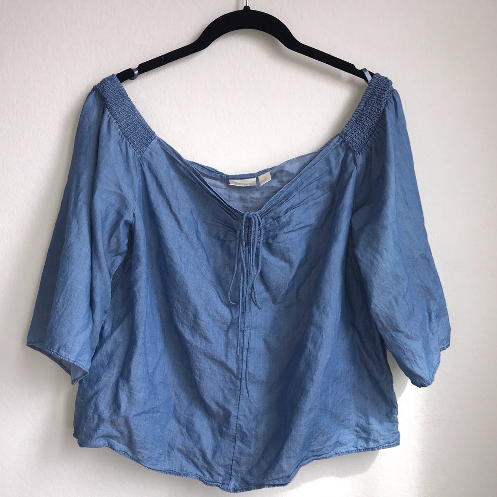 Hinge (Nordstom’s) Off The Shoulder 3/4 Sleeve Top